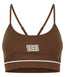 Ladies Contour Sports Bra - Brown