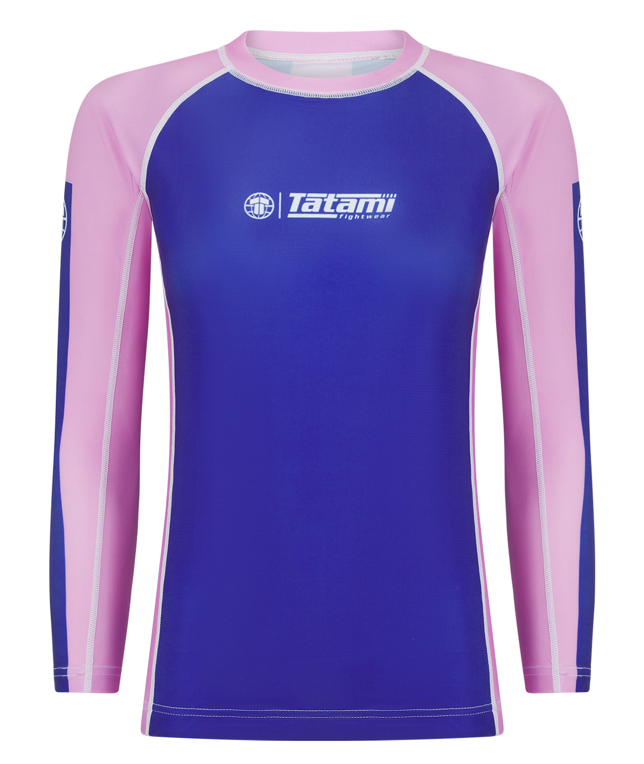 Rusty Contrast Rash Guard Ladies Contrast Long Sleeve Rash Guard - Navy & Pink – Tatami Fightwear ...