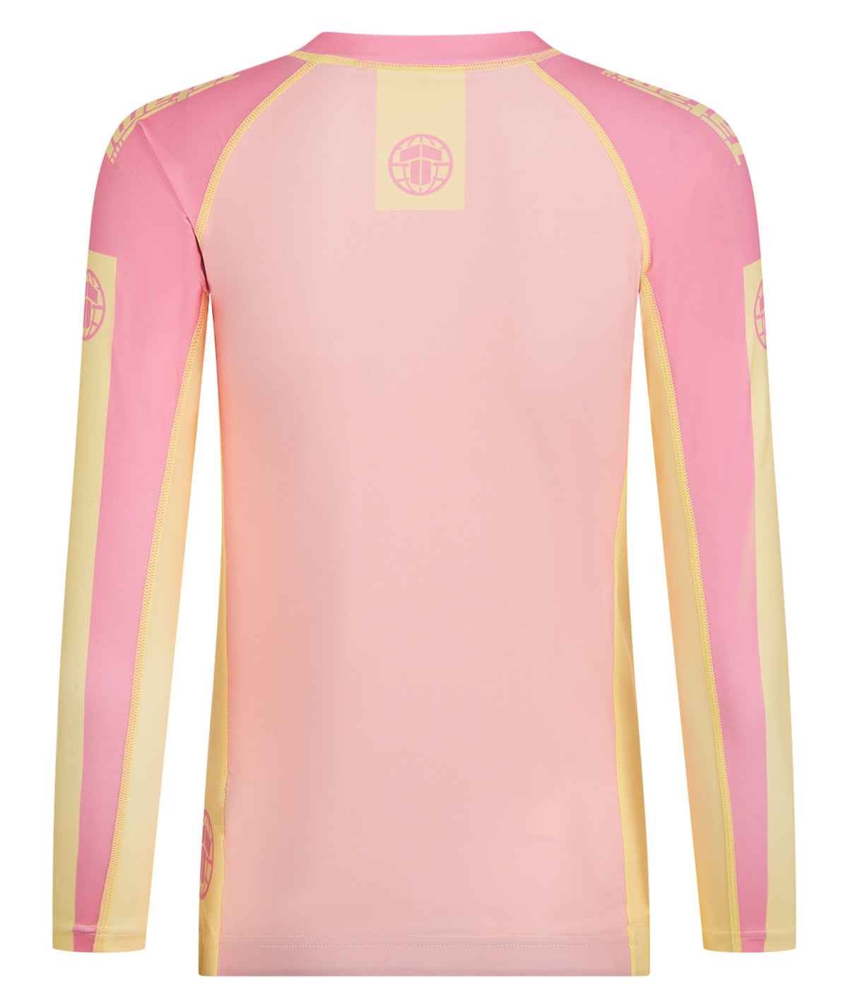 Ladies Contrast Long Sleeve Rash Guard - Candy