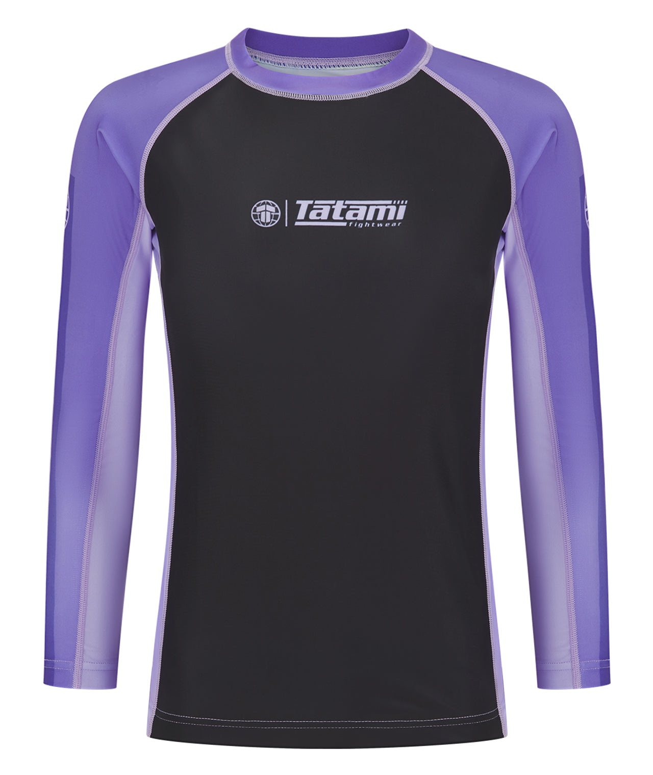 Rusty Contrast Rash Guard Ladies Contrast Long Sleeve Rash Guard - Purple & Black – Tatami ...