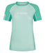 Ladies Contrast Short Sleeve Rash Guard - Mint & White