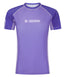 Ladies Contrast Short Sleeve Rash Guard - Purple