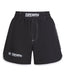 Ladies Contrast High Cut Shorts - Black & White