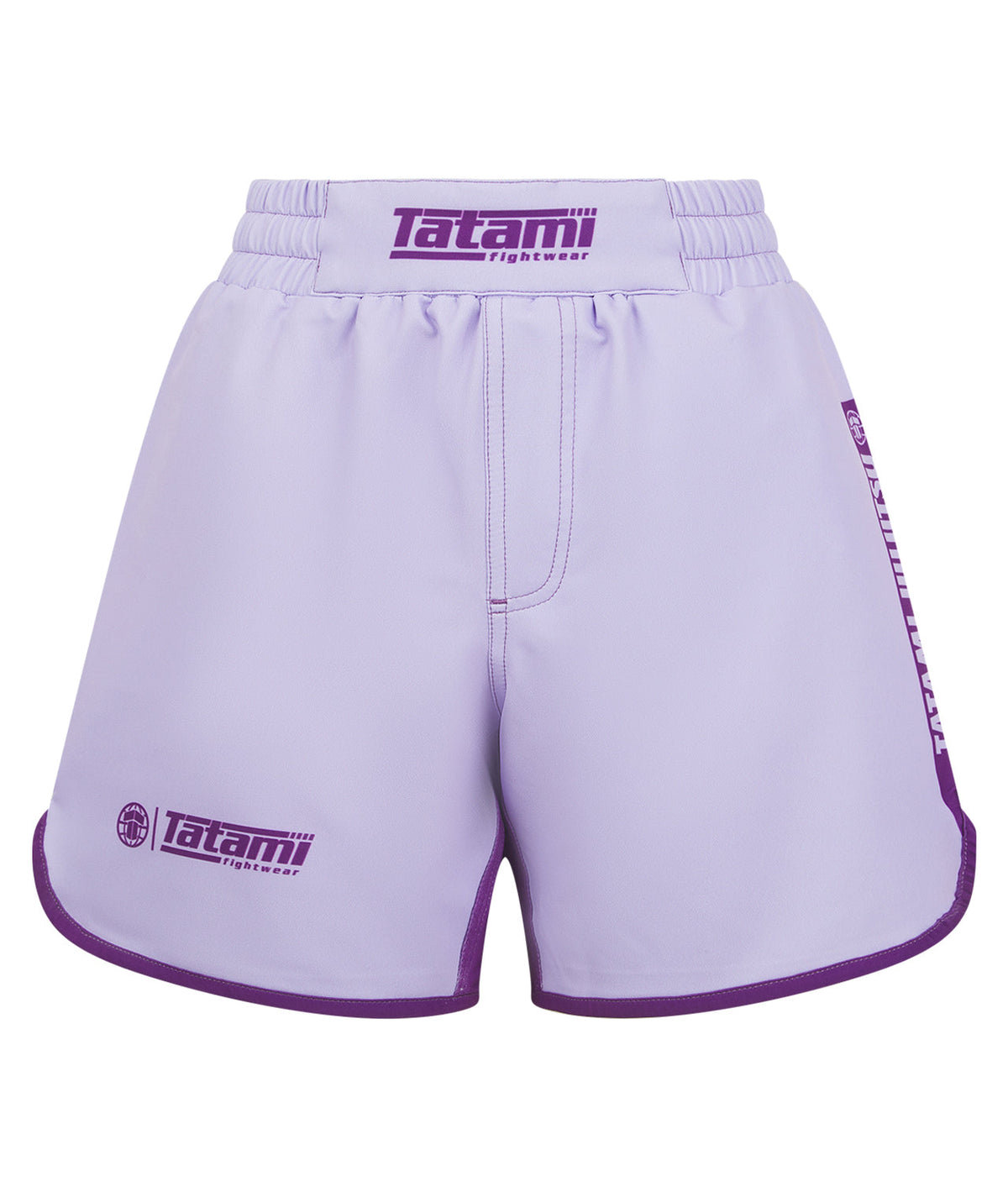 Ladies Contrast High Cut Shorts - Berry