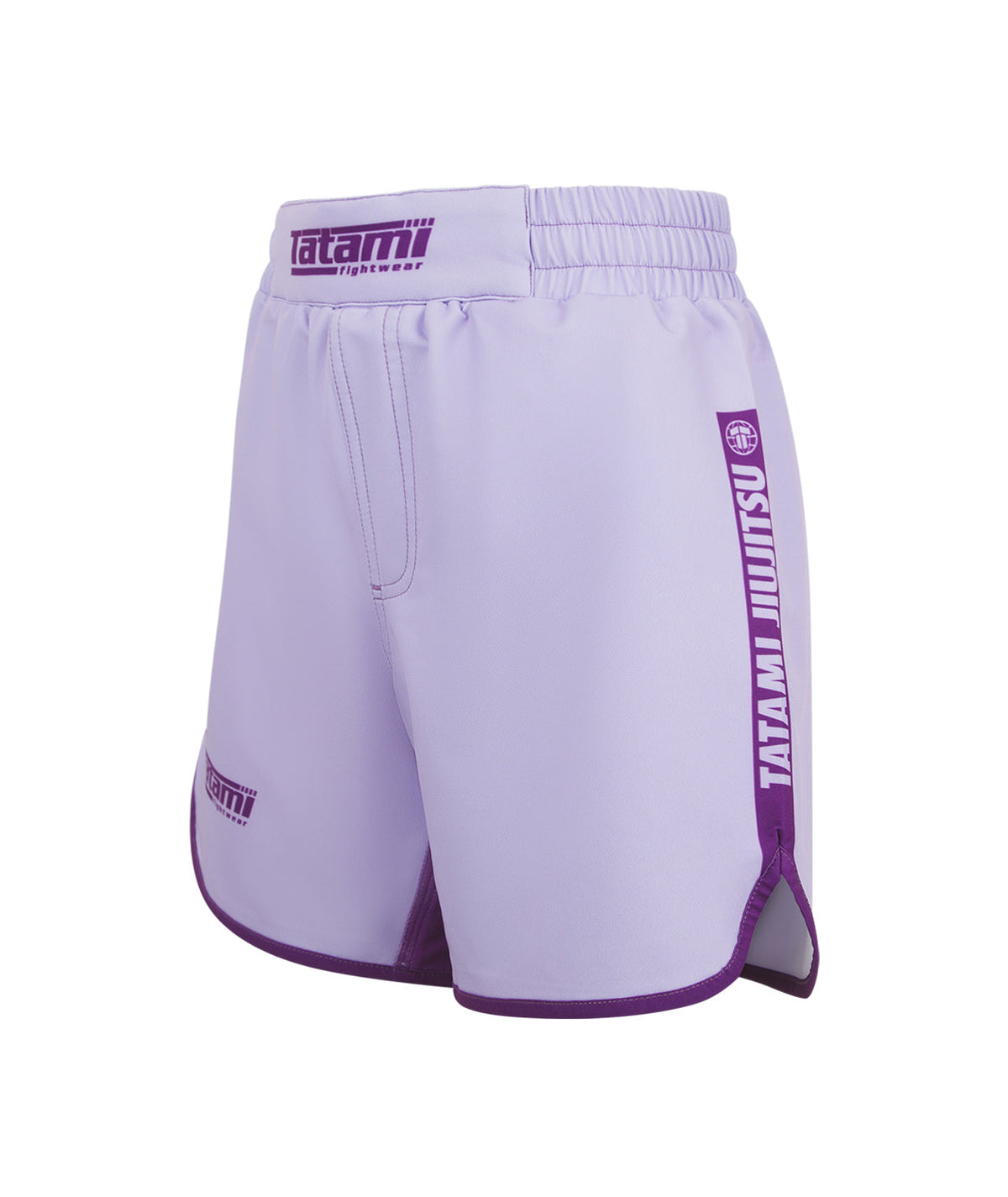 Ladies Contrast High Cut Shorts - Berry