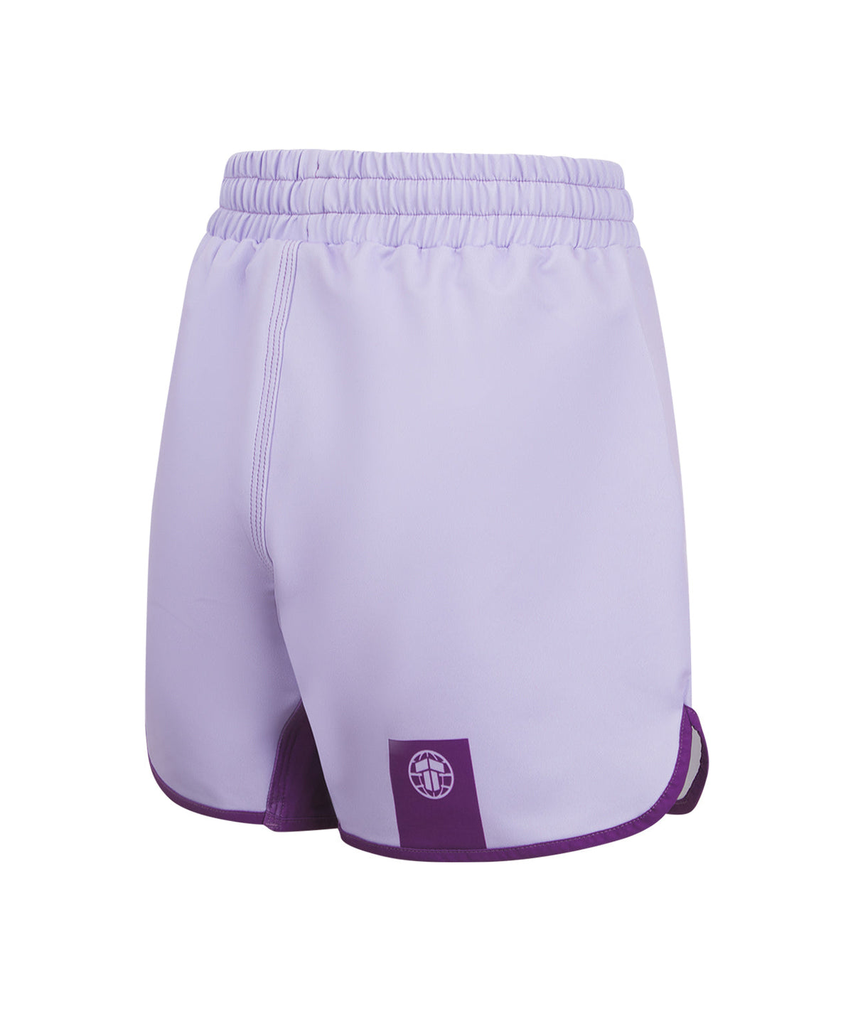 Ladies Contrast High Cut Shorts - Berry