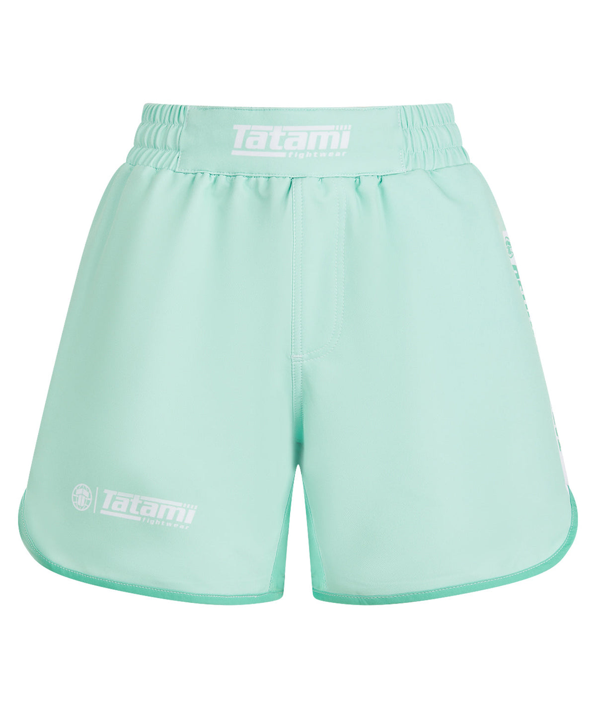 Ladies Contrast High Cut Shorts - Mint