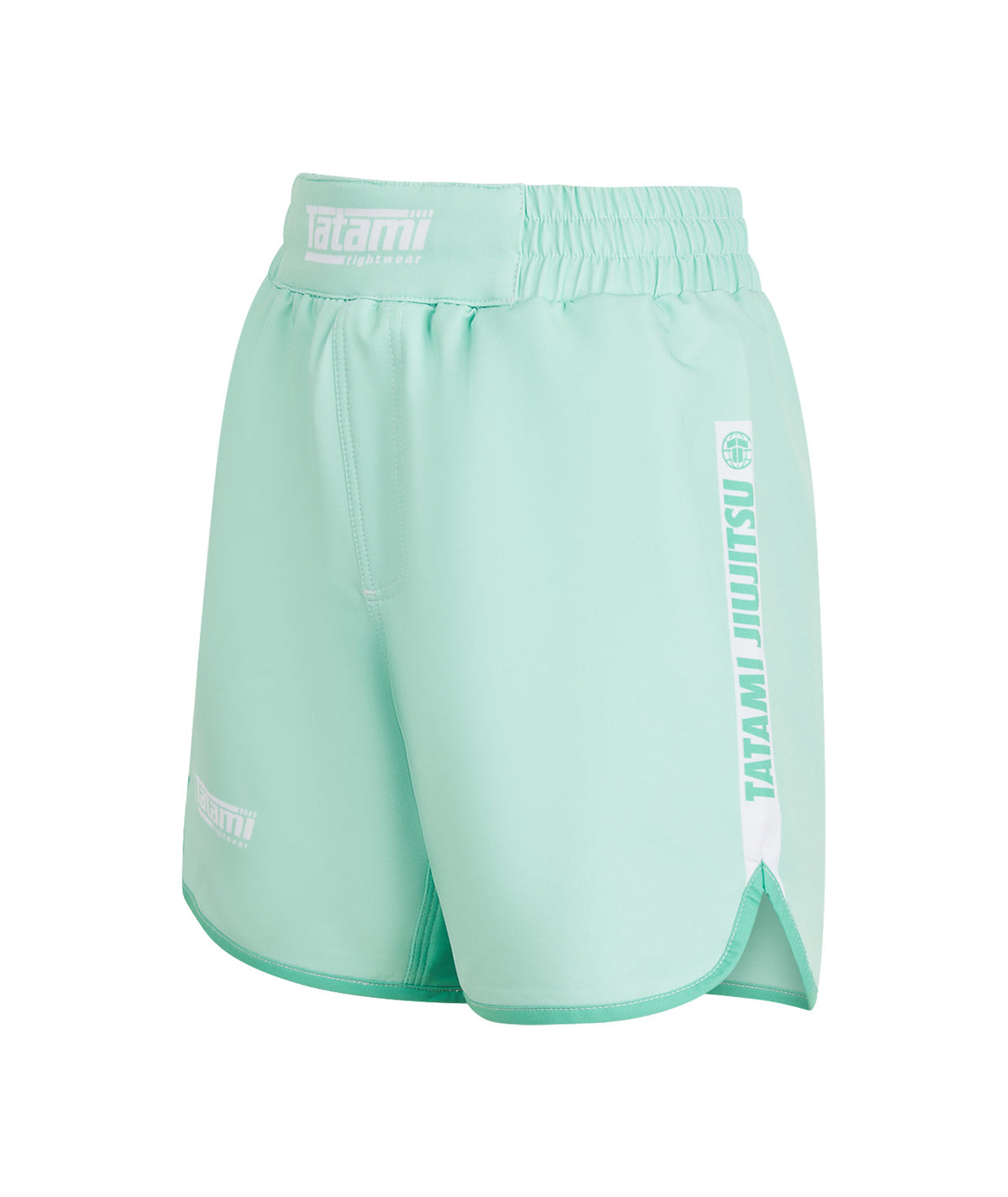 Ladies Contrast High Cut Shorts - Mint