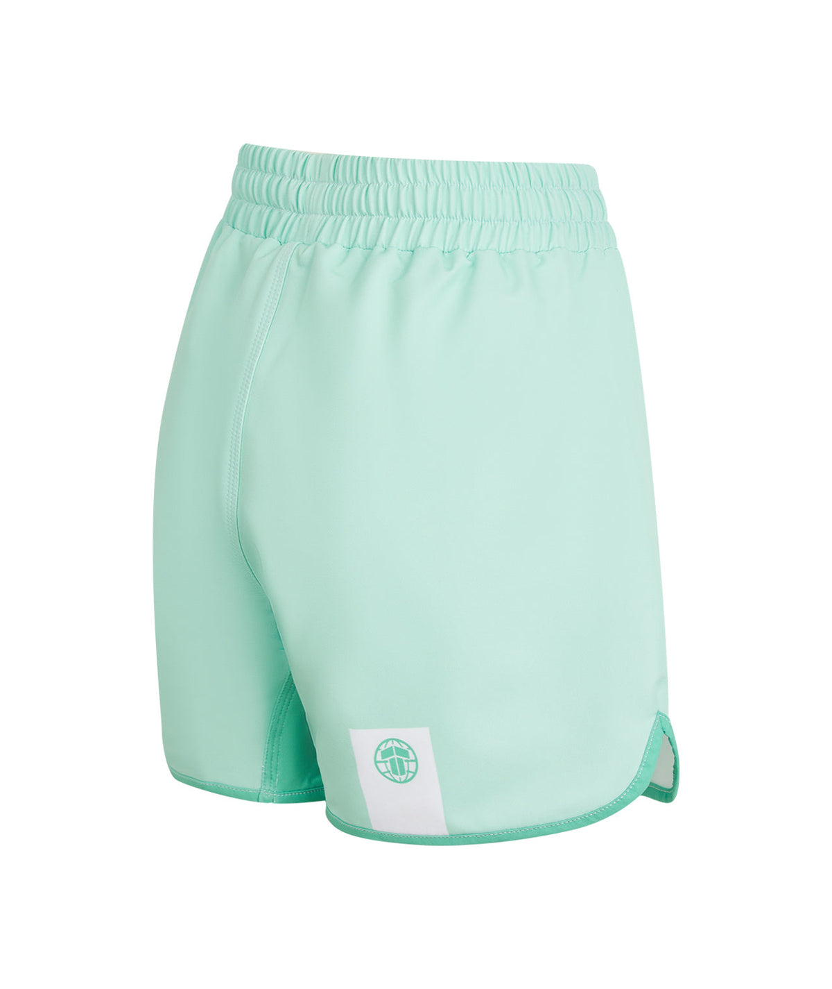 Ladies Contrast High Cut Shorts - Mint