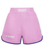 Ladies Contrast High Cut Shorts - Pink & Navy
