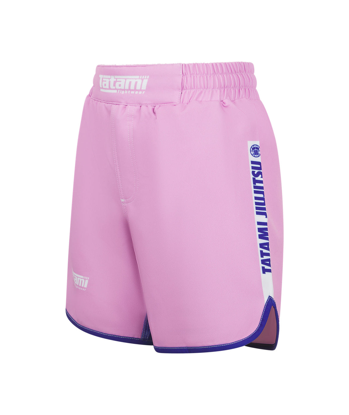 Ladies Contrast High Cut Shorts - Pink & Navy