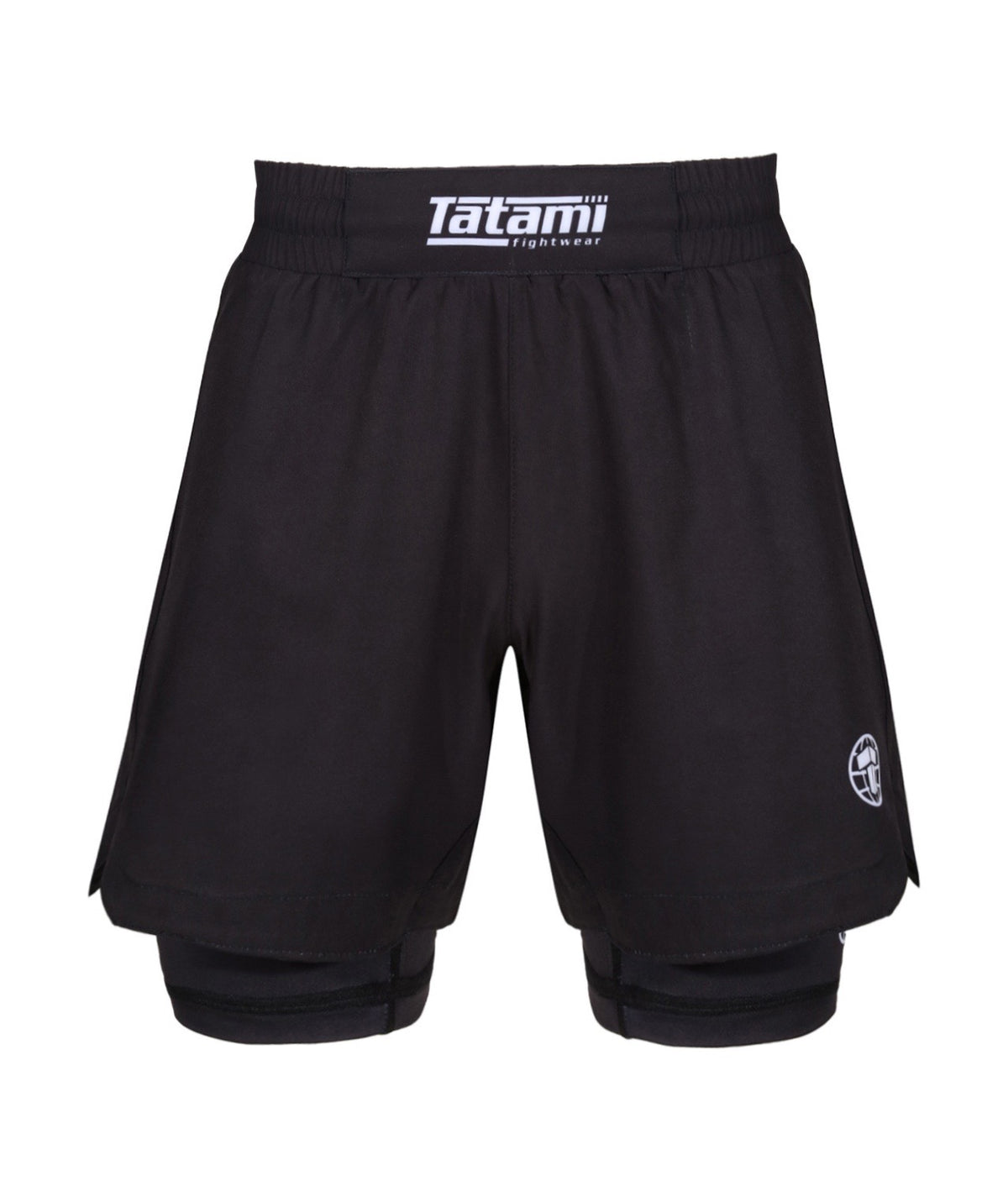 Ladies Dual Layer Grappling Shorts - Black