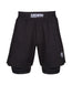 Ladies Dual Layer Grappling Shorts - Black