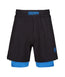 Ladies Dual Layer Grappling Shorts - Blue