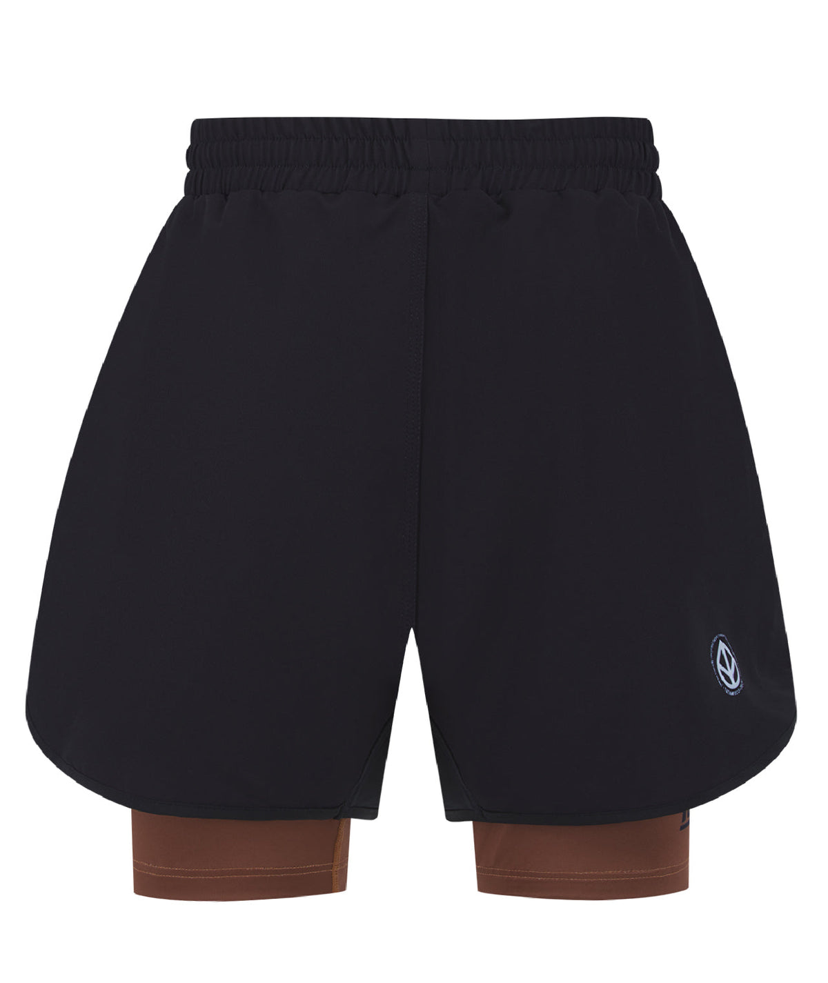 Ladies IBJJF Ranked Hybrid Shorts - Brown