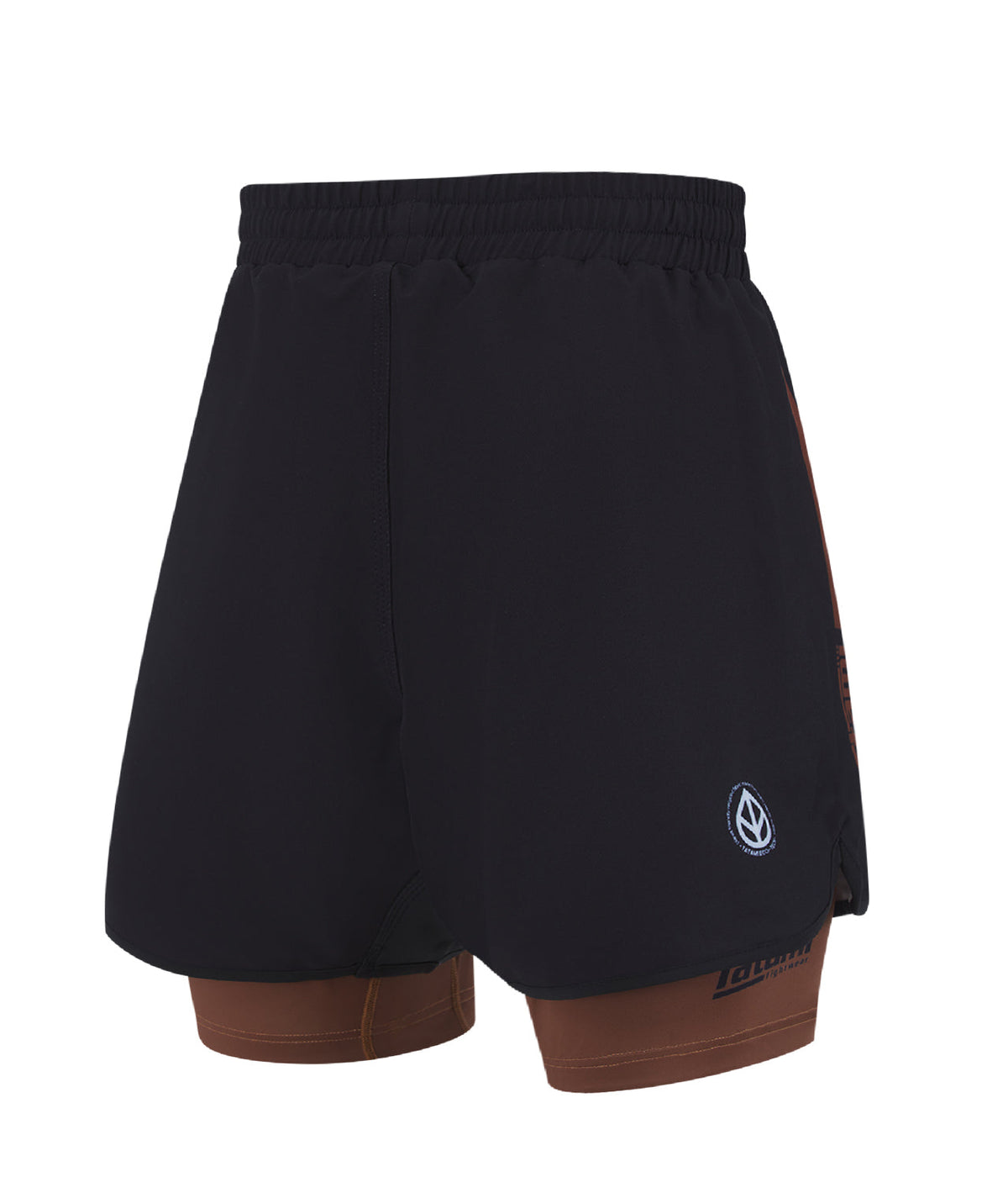 Ladies IBJJF Ranked Hybrid Shorts - Brown