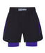 Ladies IBJJF Ranked Hybrid Shorts - Purple