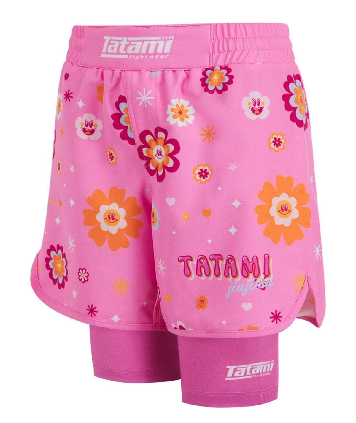 Ladies Flower Power Hybrid Shorts