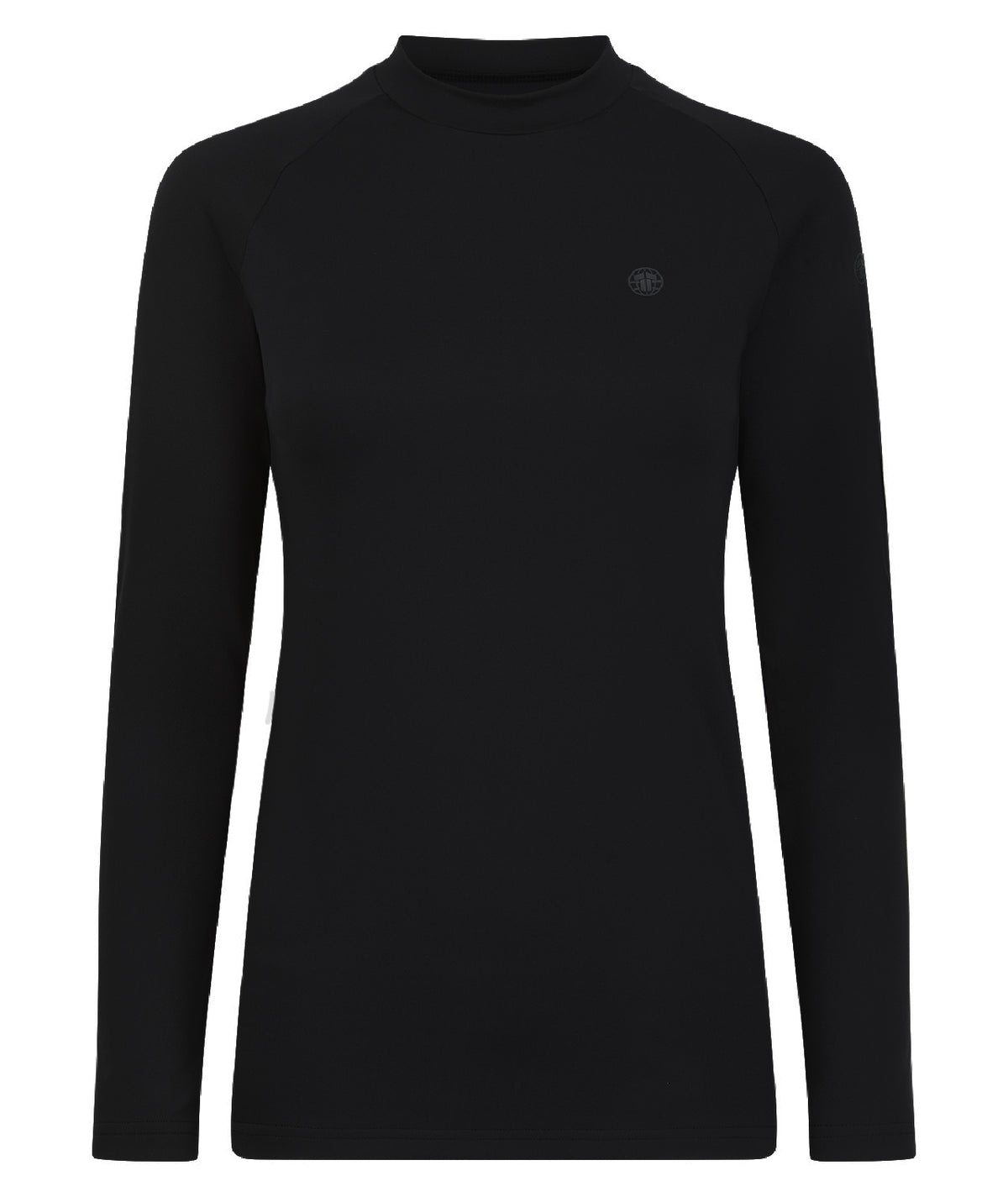 Ladies Fusion Long Sleeve Rash Guard - Black