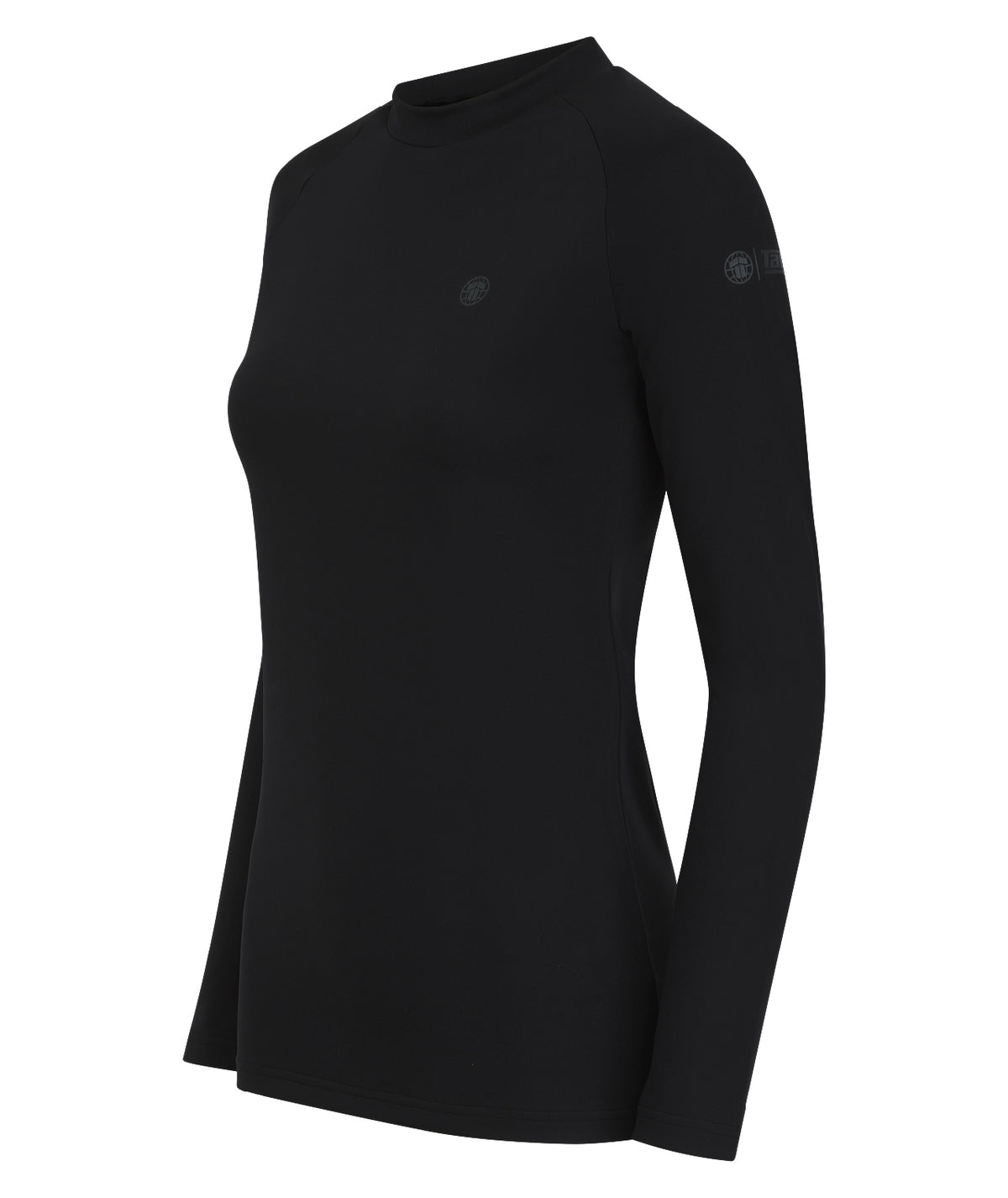 Ladies Fusion Long Sleeve Rash Guard - Black