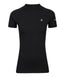 Ladies Fusion Short Sleeve Rash Guard - Black