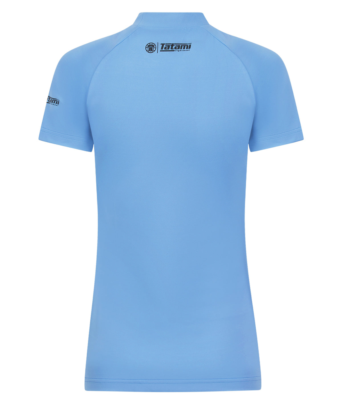 Ladies Fusion Short Sleeve Rash Guard - Blue