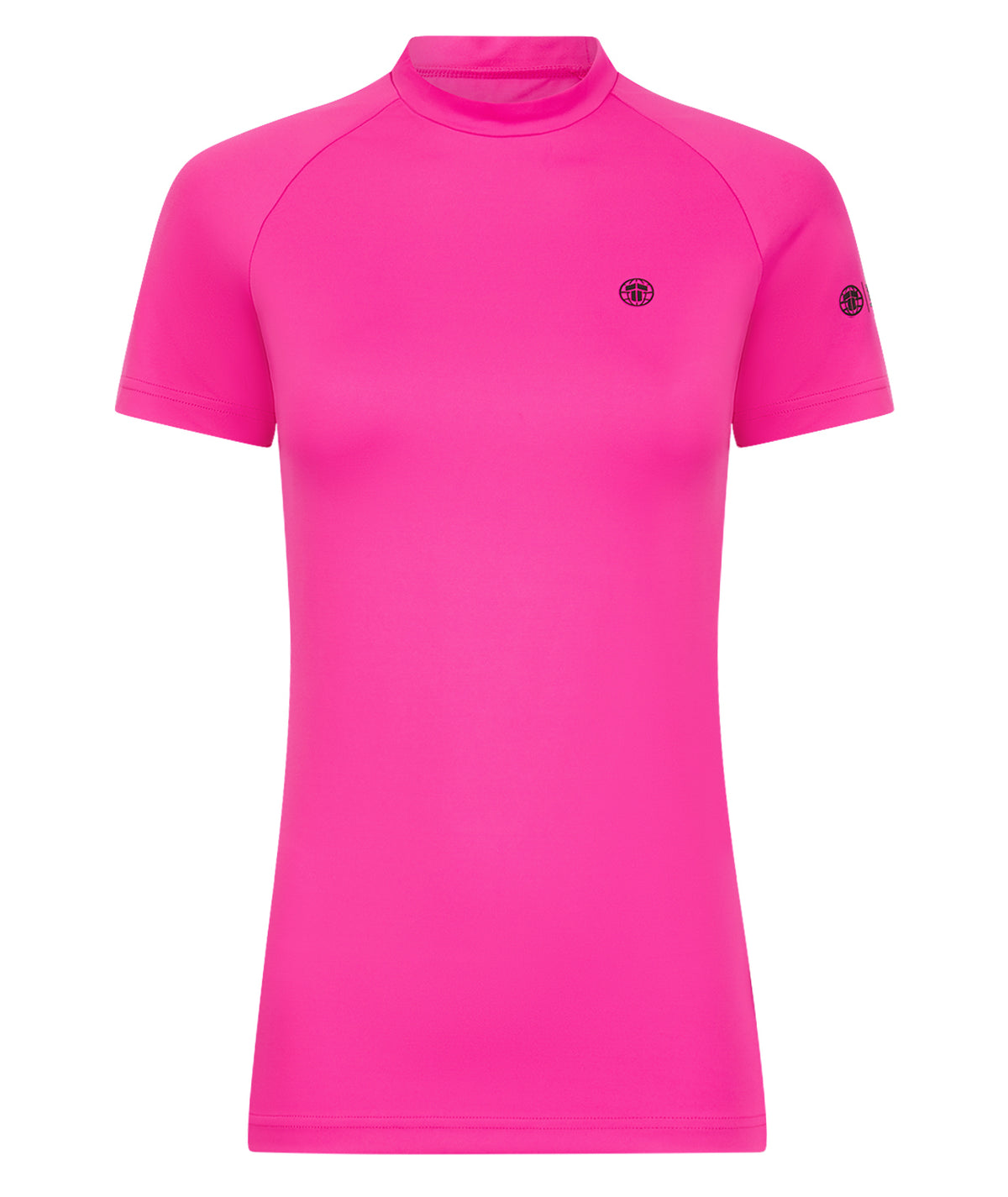 Ladies Fusion Short Sleeve Rash Guard - Pink