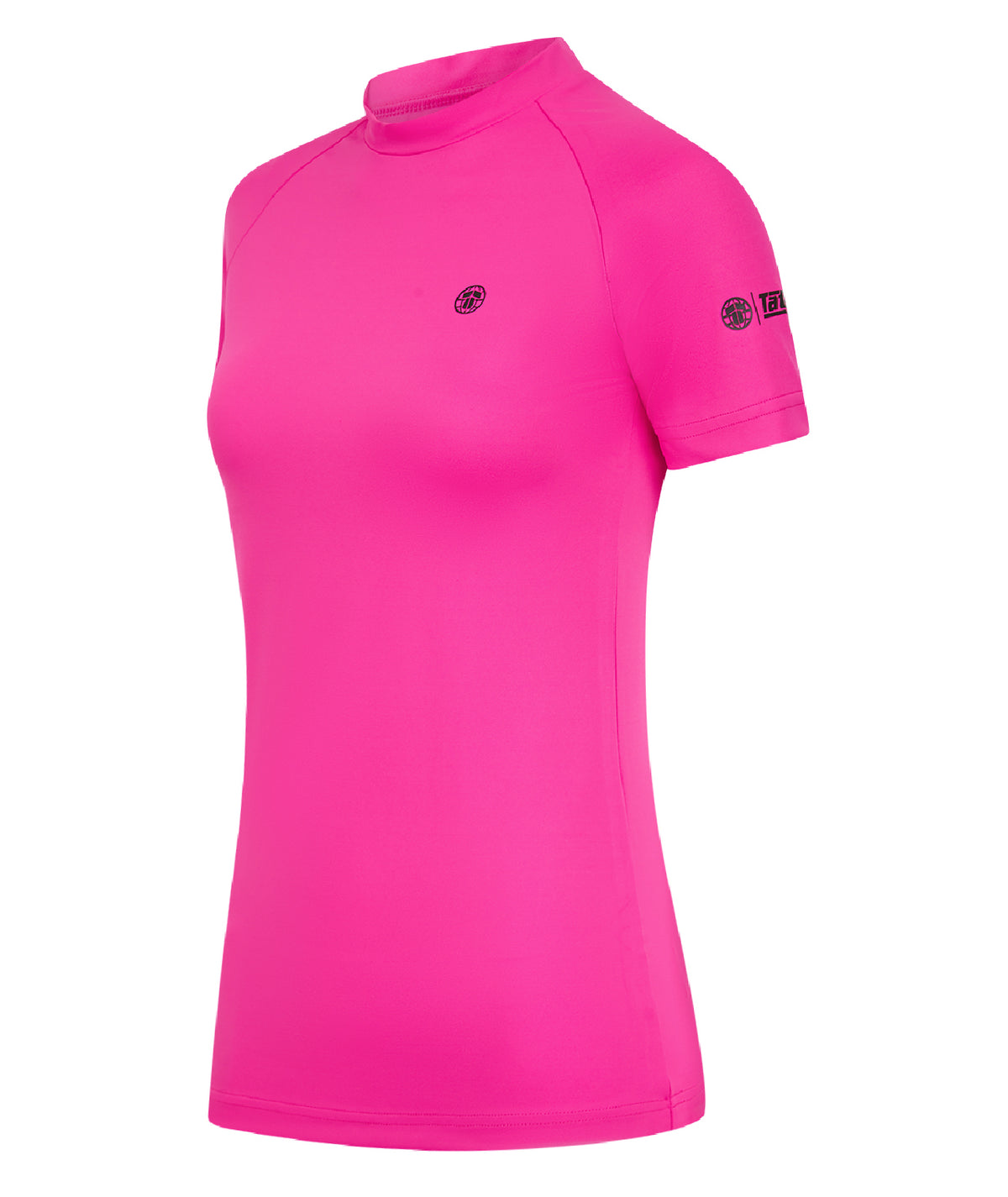 Ladies Fusion Short Sleeve Rash Guard - Pink