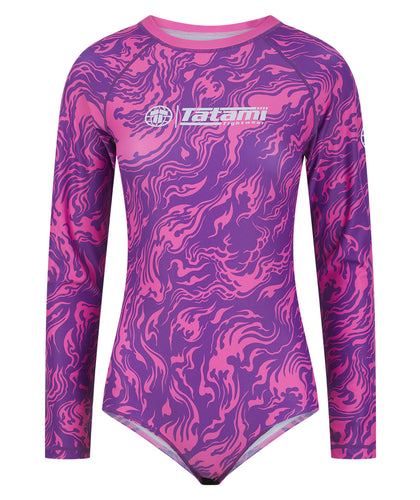Ladies Helena Leotard - Lava Pink