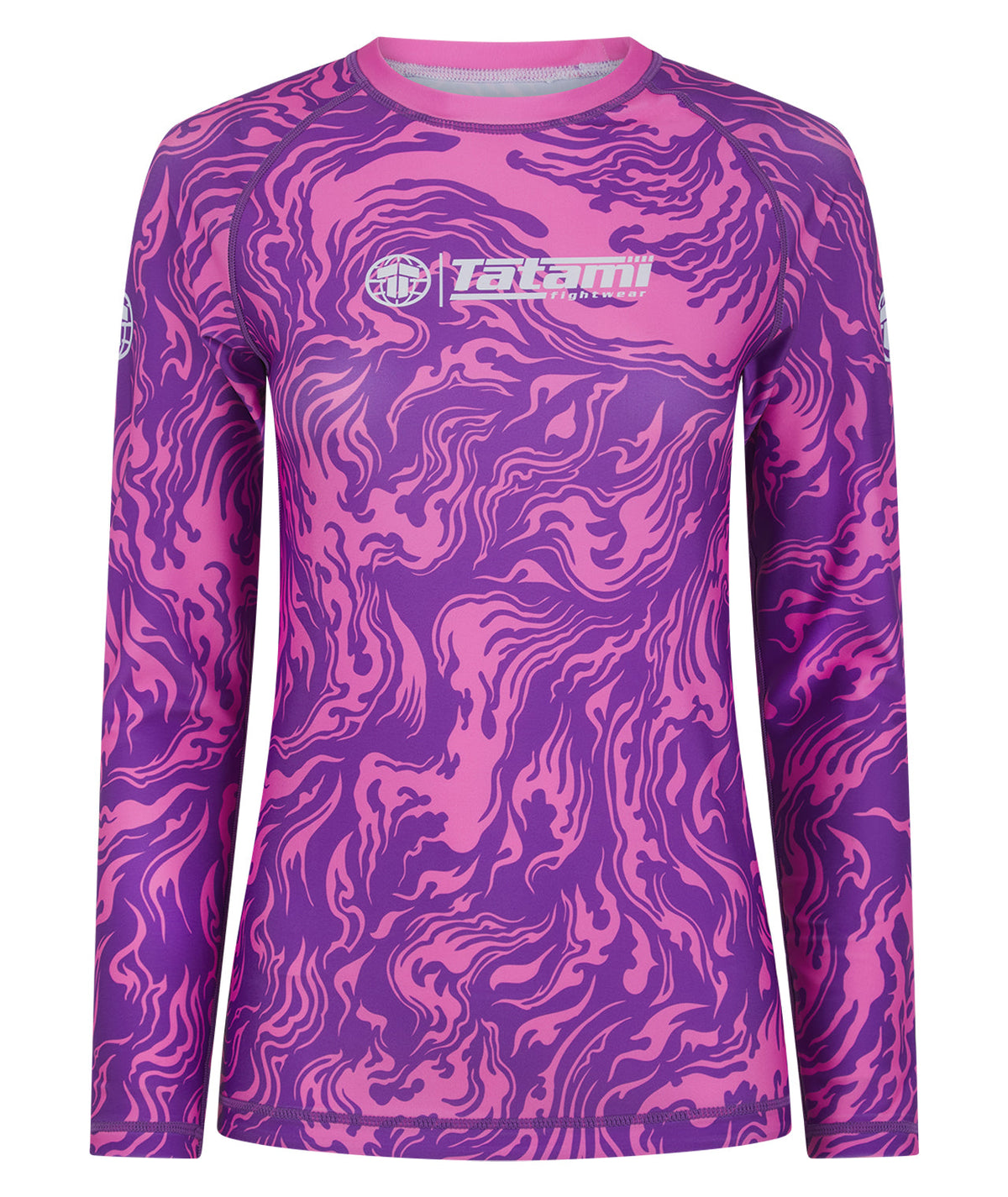 Ladies Helena Rash Guard - Lava Pink