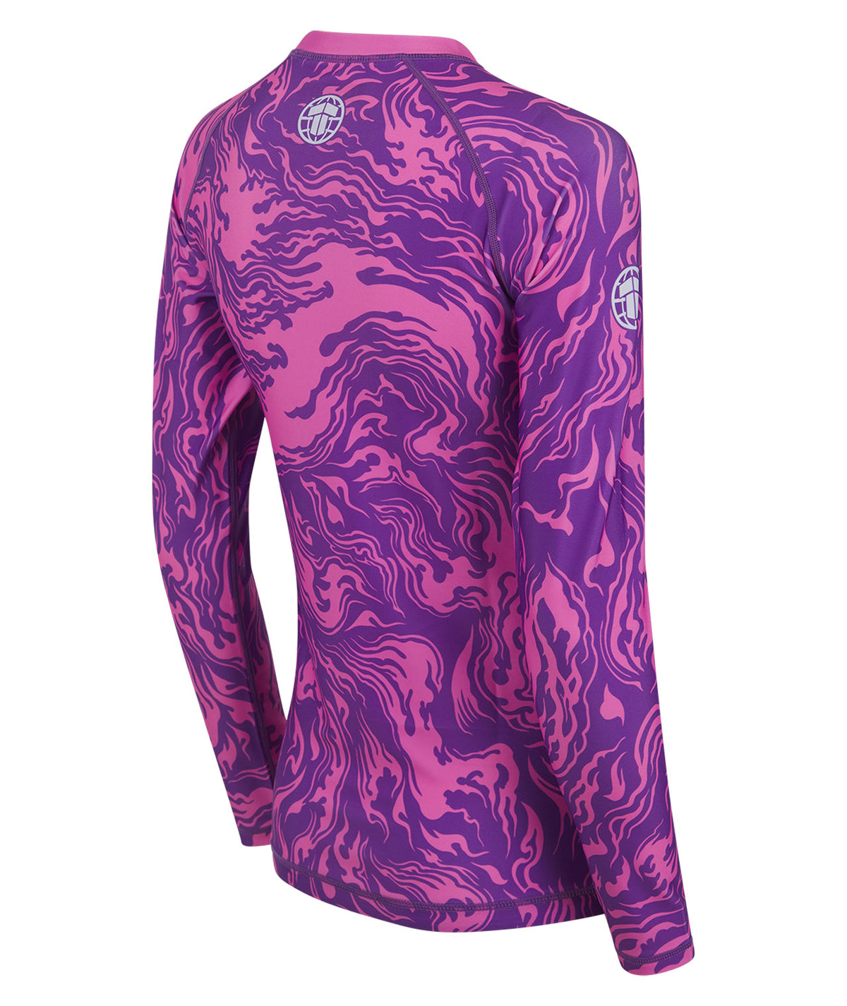 Ladies Helena Rash Guard - Lava Pink