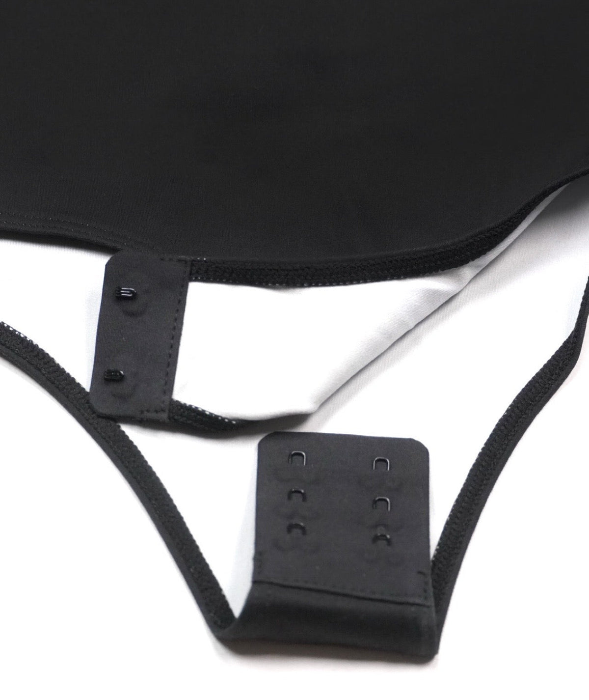 Ladies Helena Taped Leotard - Black & White