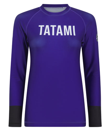 Ladies Helena Ranked Rash Guard - Purple