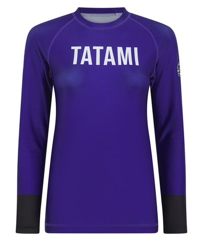 Ladies Helena Ranked Rash Guard - Purple