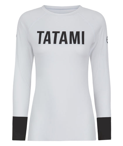 Ladies Helena Ranked Rash Guard - White