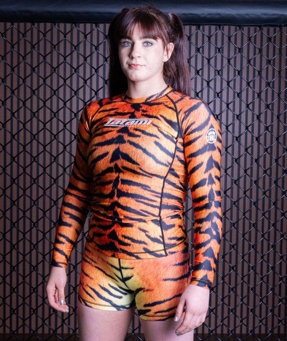 Ladies Helena Compression Shorts - Tiger