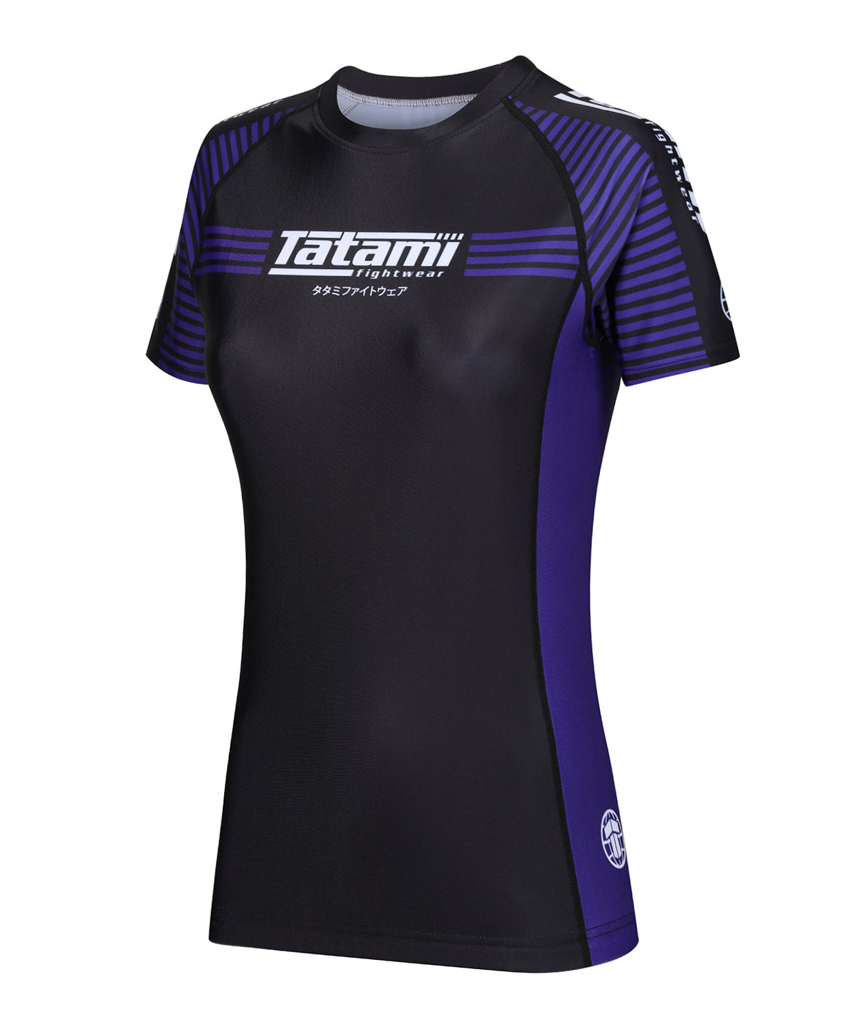 Ladies IBJJF Ranked Rash Guard - Purple