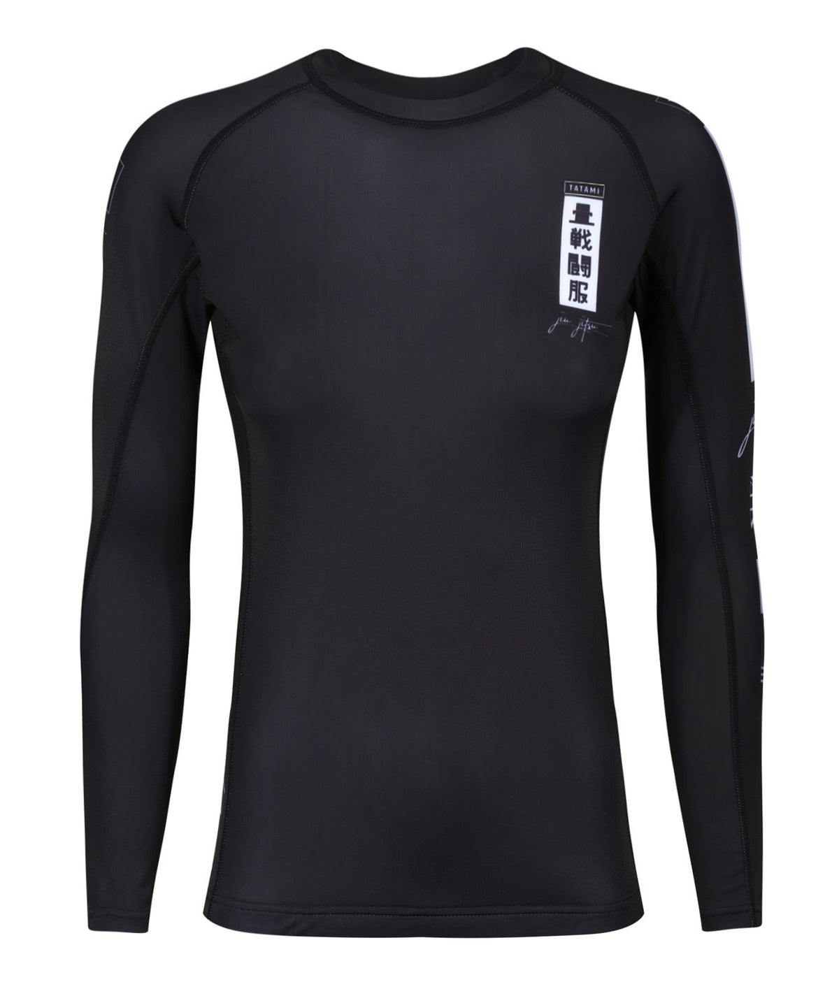 Ladies Kanagawa Long Sleeve Rash Guard - Black