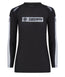 Ladies IBJJF Ranked Long Sleeve Rash Guard - Black