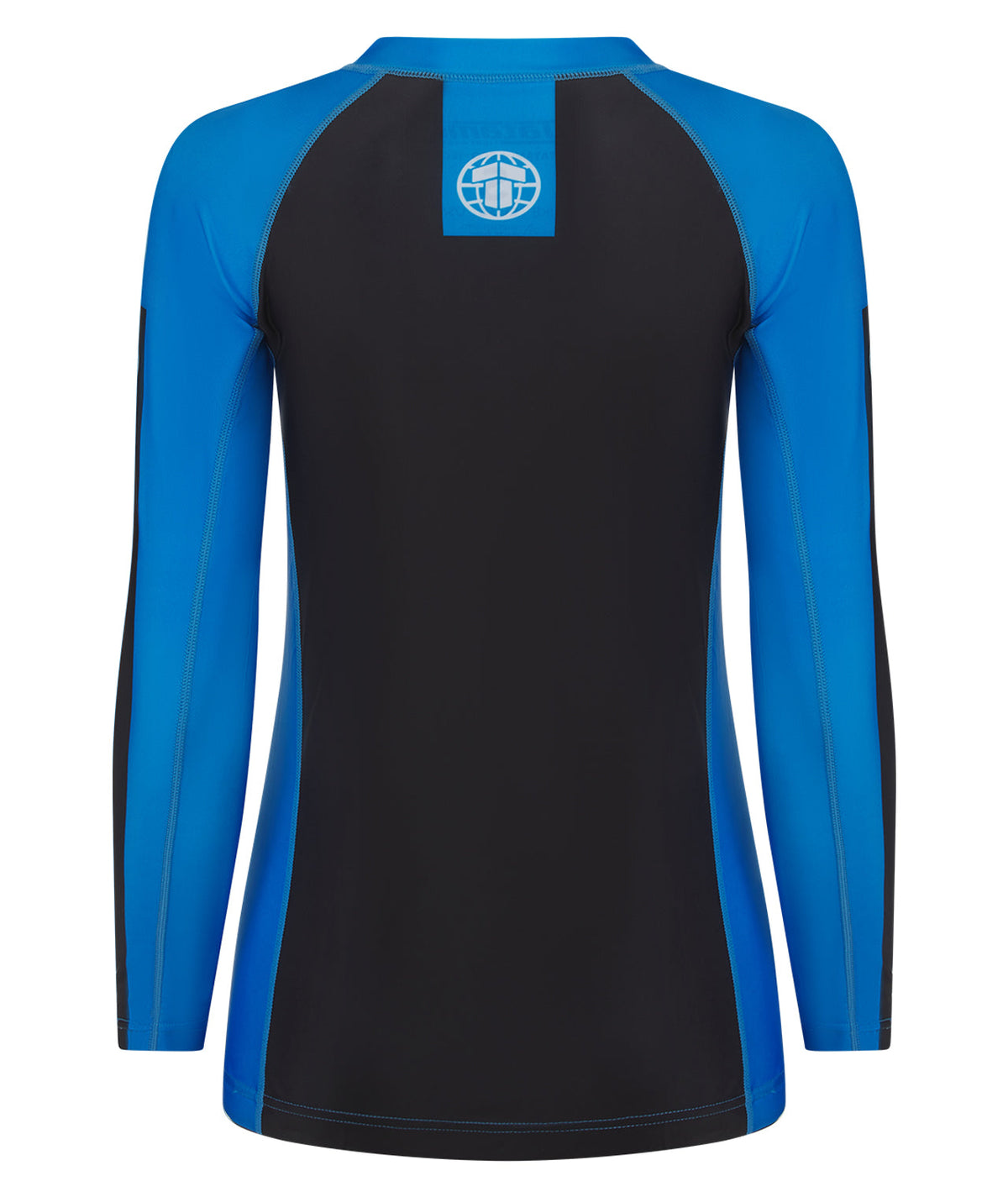 Ladies IBJJF Ranked Long Sleeve Rash Guard - Blue