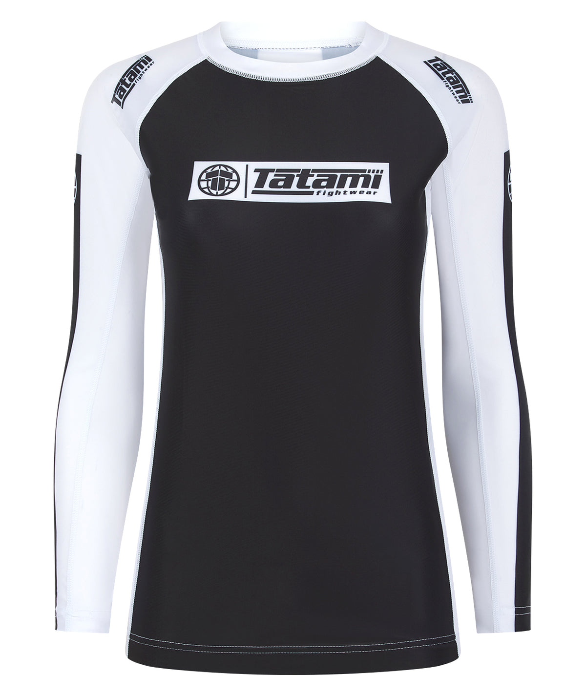 Ladies IBJJF Ranked Long Sleeve Rash Guard - White