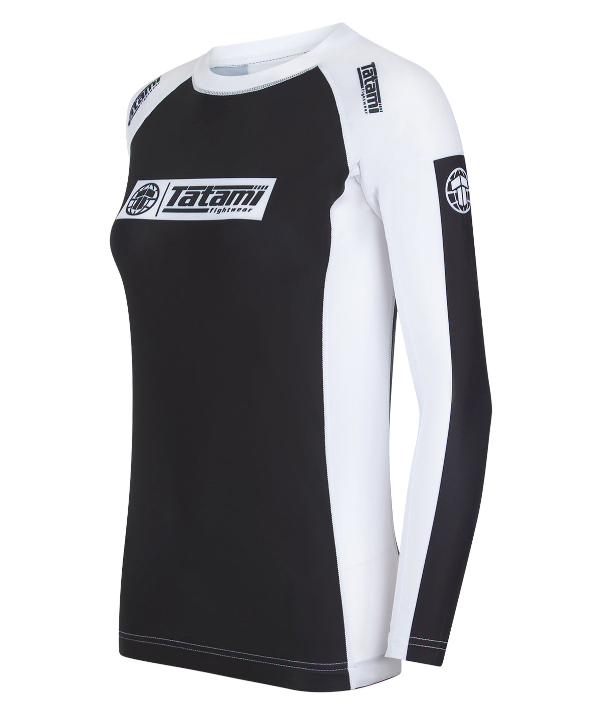 Ladies IBJJF Ranked Long Sleeve Rash Guard - White