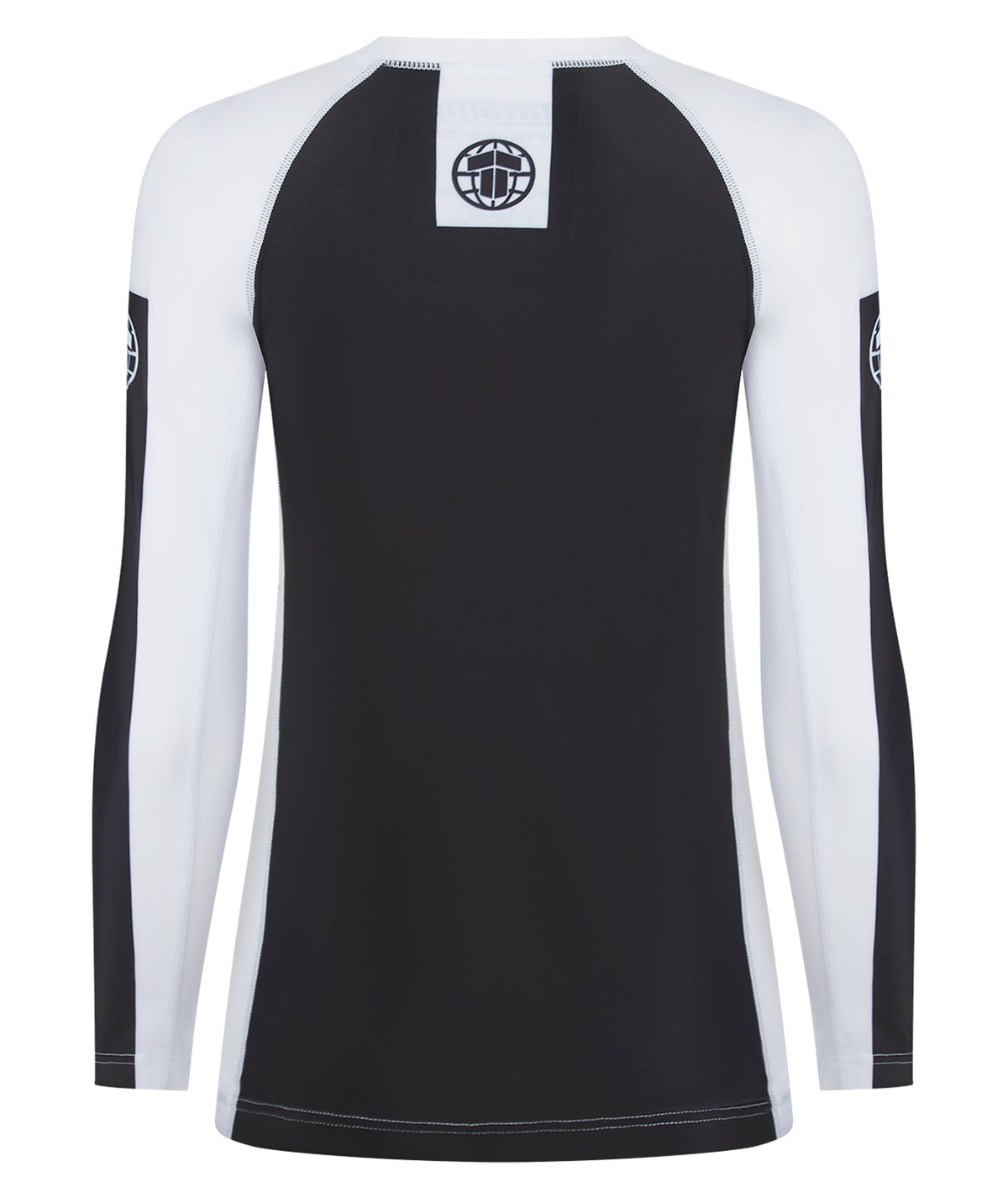 Ladies IBJJF Ranked Long Sleeve Rash Guard - White