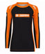 Ladies IBJJF Ranked Long Sleeve Rash Guard - Orange