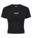 Ladies Luxe Cropped T-Shirt - Black