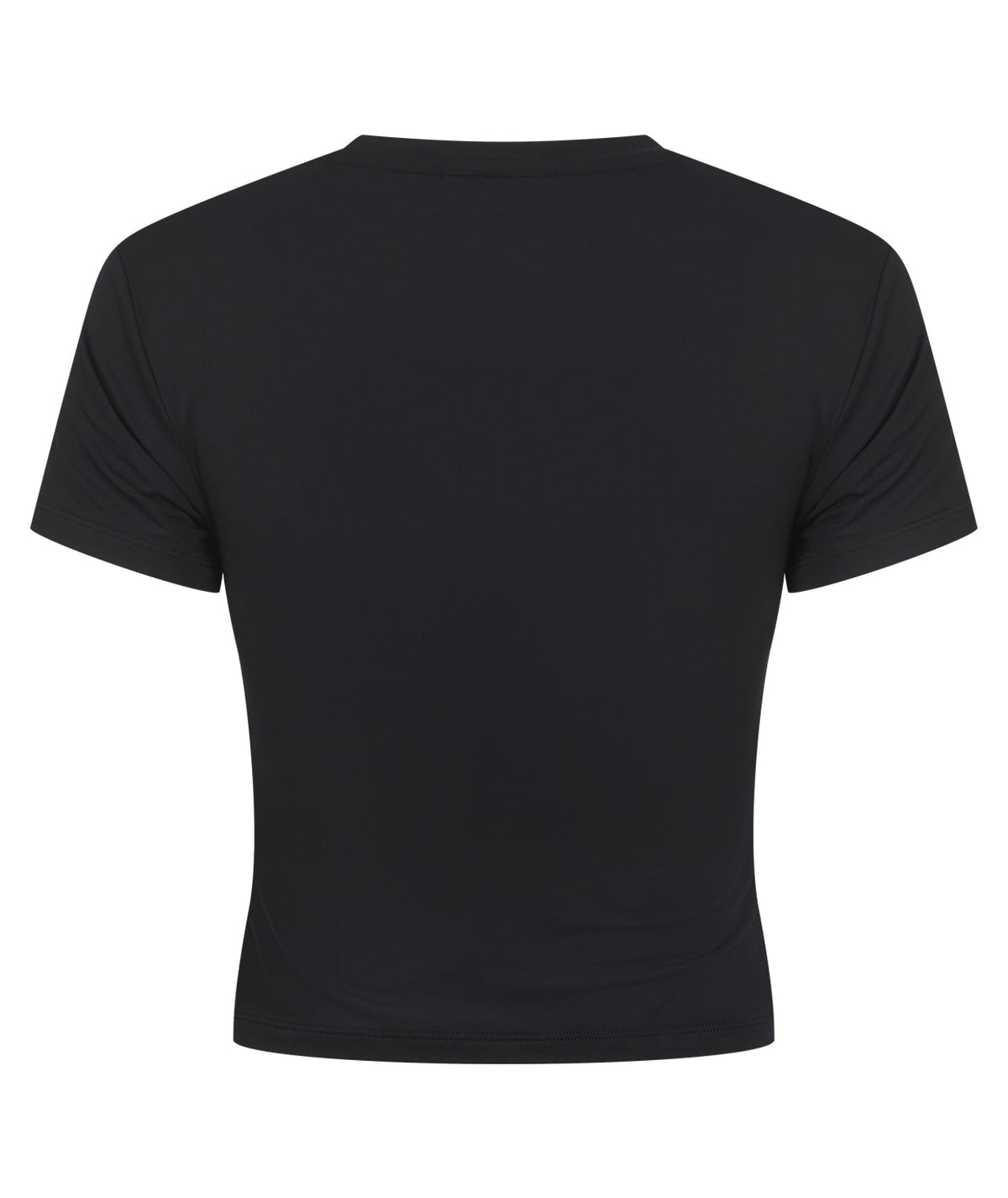 Ladies Luxe Cropped T-Shirt - Black