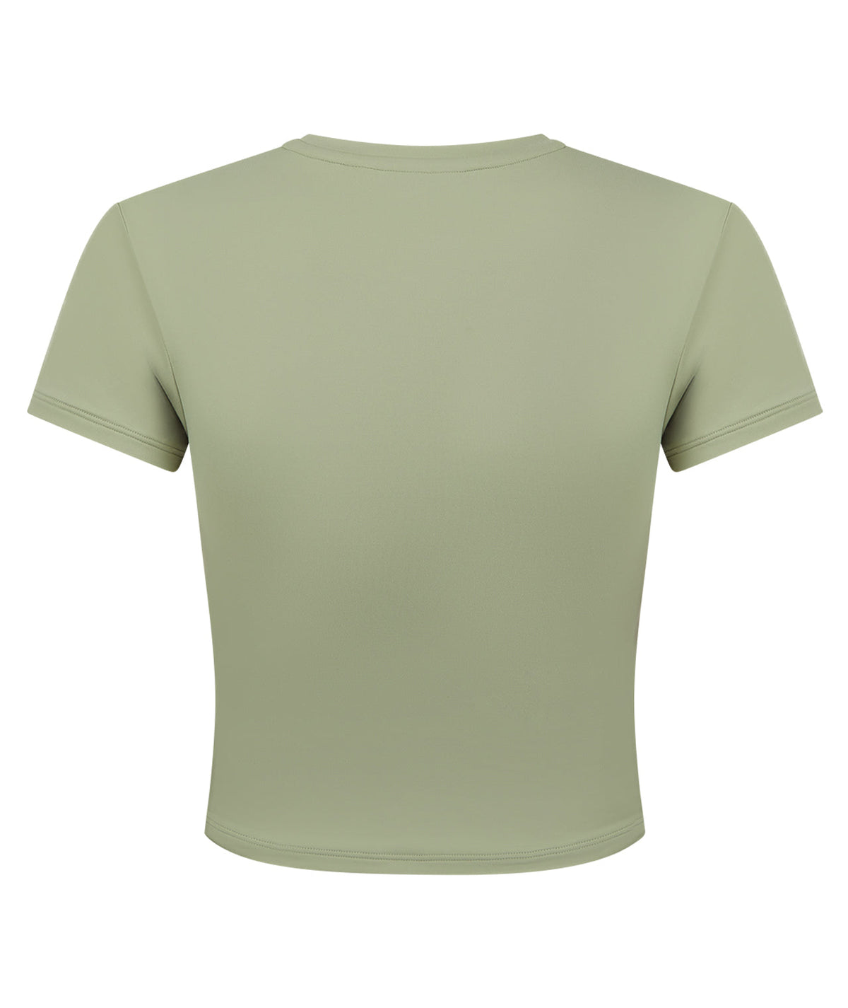 Ladies Luxe Cropped T-Shirt - Sage