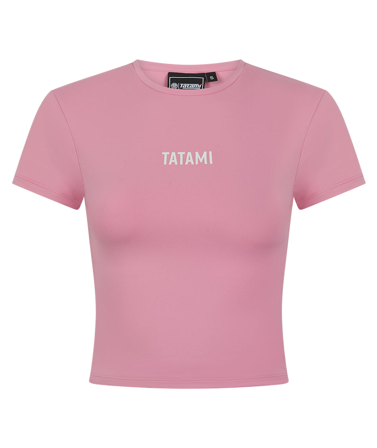 Ladies Luxe Cropped T-Shirt - Blush