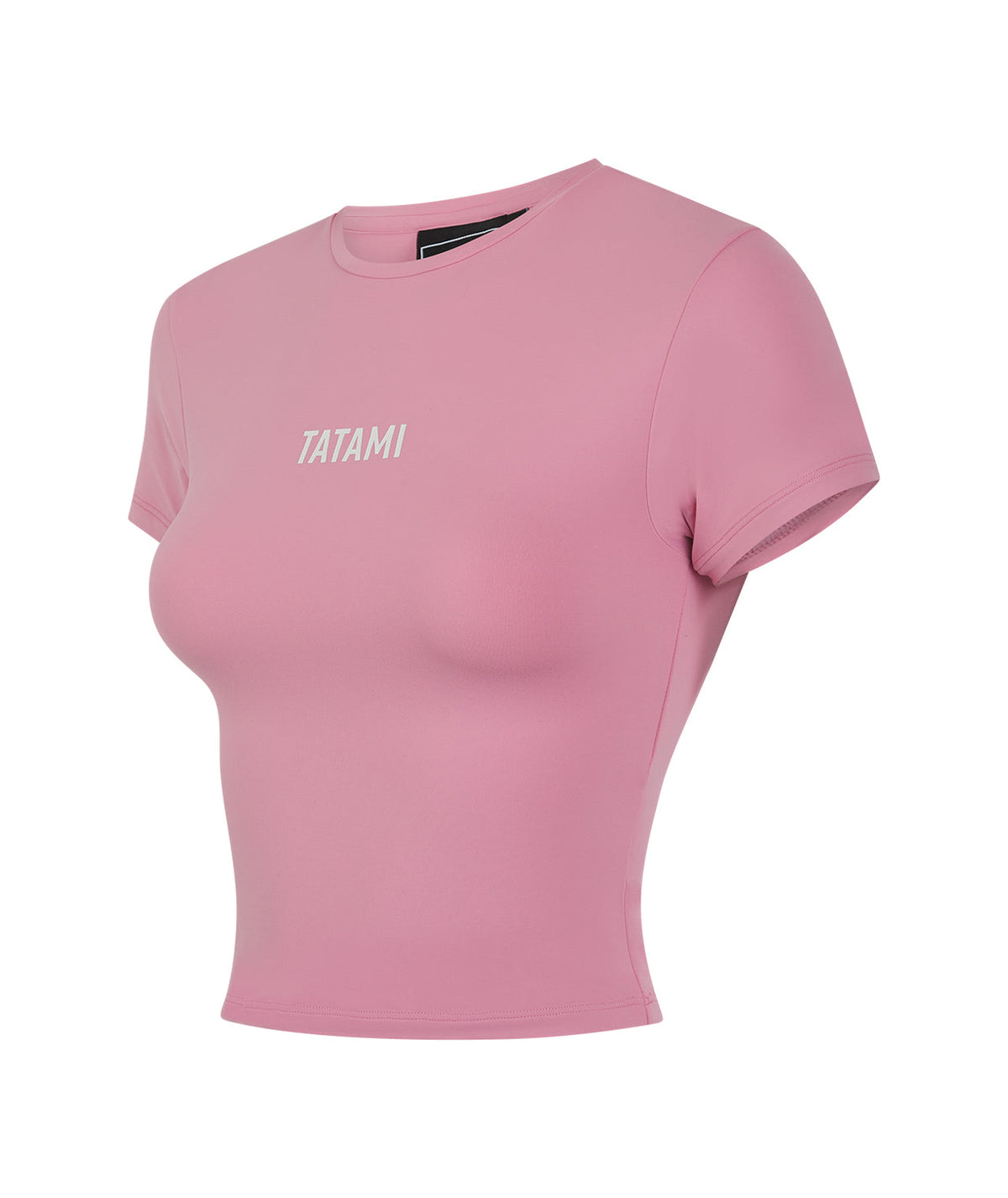 Ladies Luxe Cropped T-Shirt - Blush