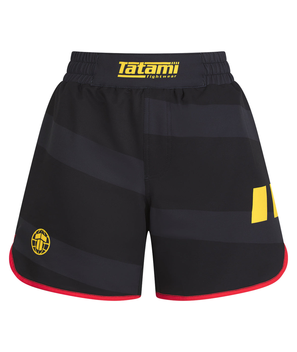 Ladies Tatami Nomad Shorts - Black & Red